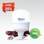 Đèn LED Trụ DC1VA 20W DC 12V Dây 3m Vianco