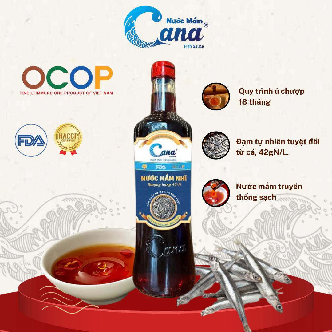 Nước mắm nhĩ Cana 42N - Thượng hạng