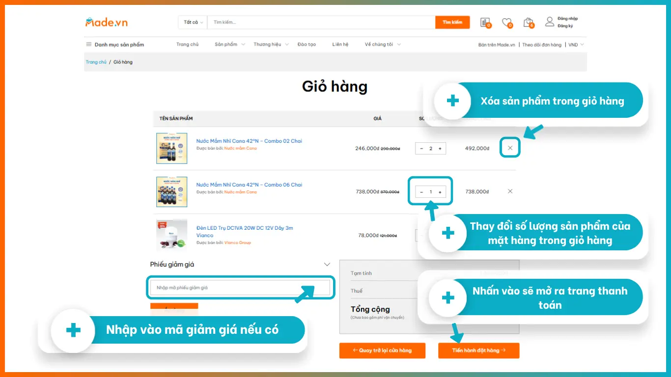 Áp dụng mã giảm giá