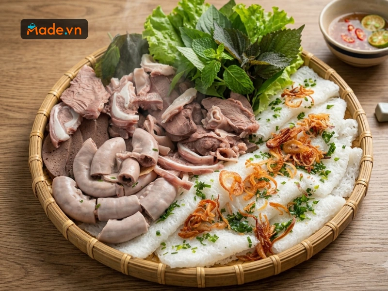 Bánh hỏi lòng heo Phước Khánh