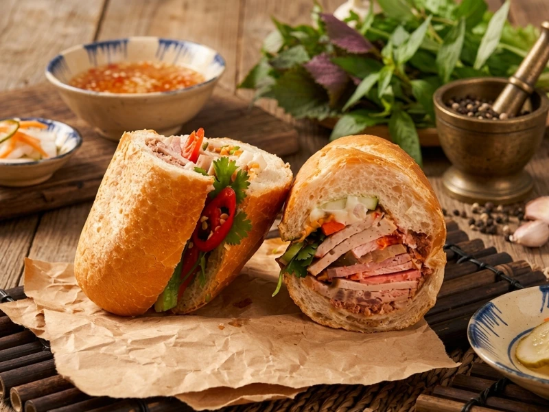 Bánh mì là món ngon ăn sáng quen thuộc của hầu hết người Việt