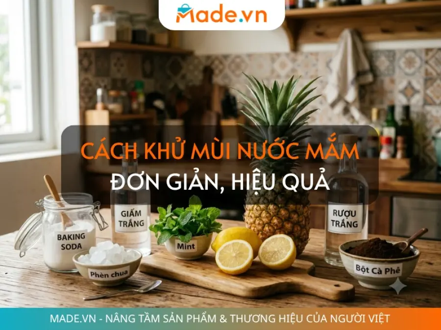 Nước mắm đổ ra sàn, ô tô, quần áo? 10 Cách khử mùi hiệu quả cấp tốc
