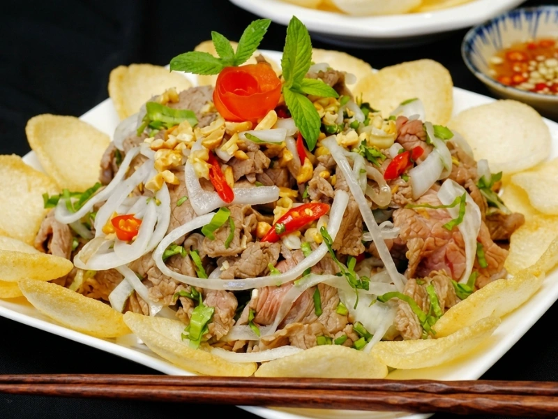 Cách làm bò bóp thấu hành tây cực bắt vị