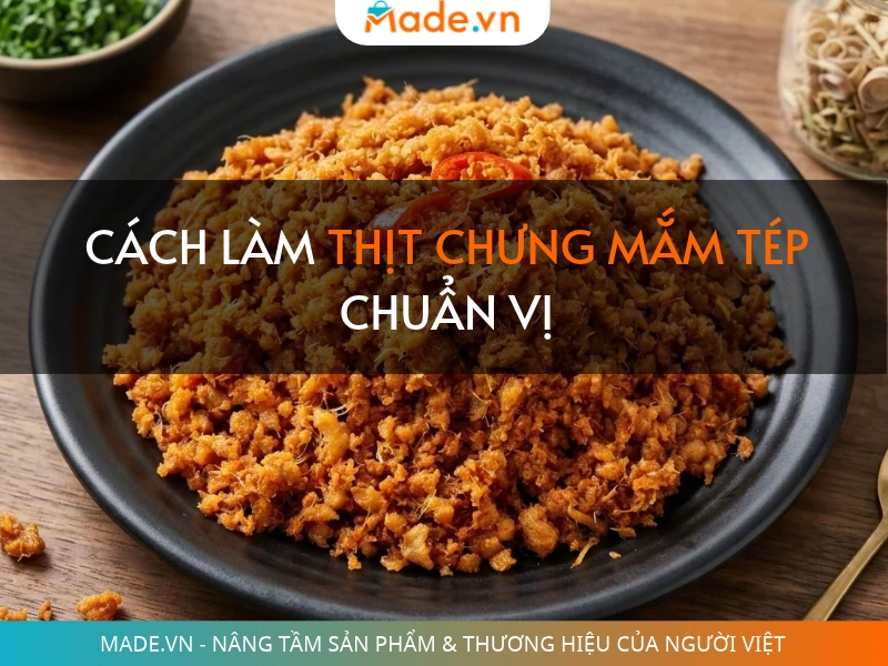 Cách làm thịt chưng mắm tép chuẩn vị