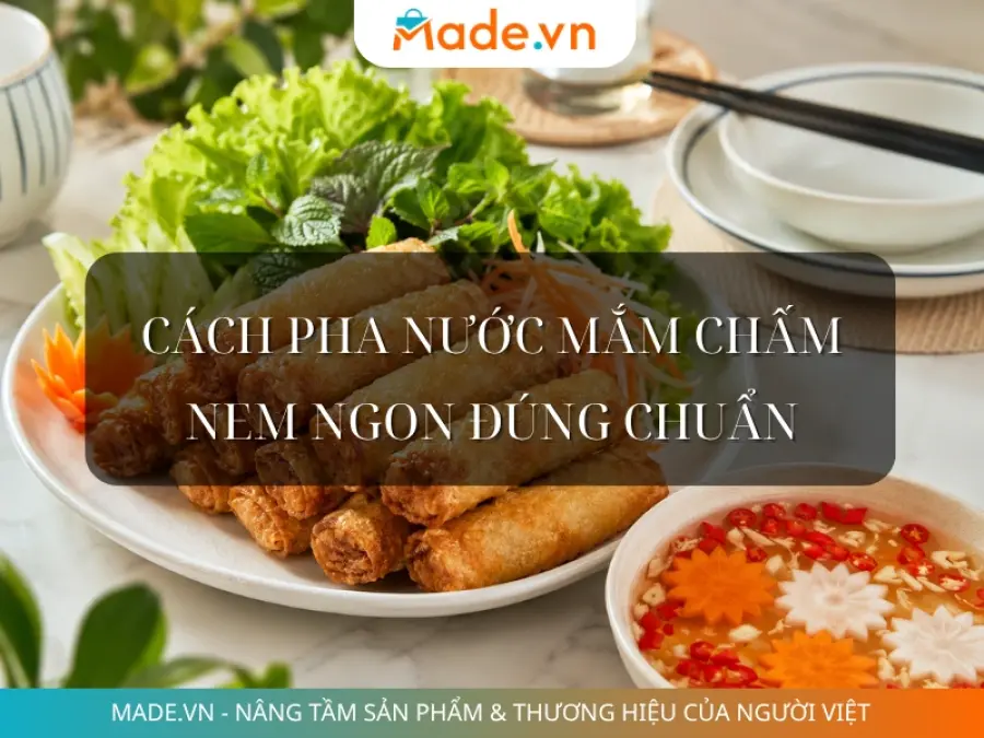 Cách pha nước mắm chấm nem ngon đúng chuẩn