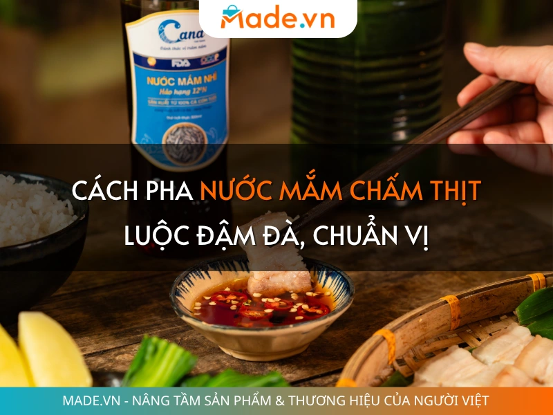 Cách pha nước mắm chấm thịt luộc đậm đà, chuẩn vị