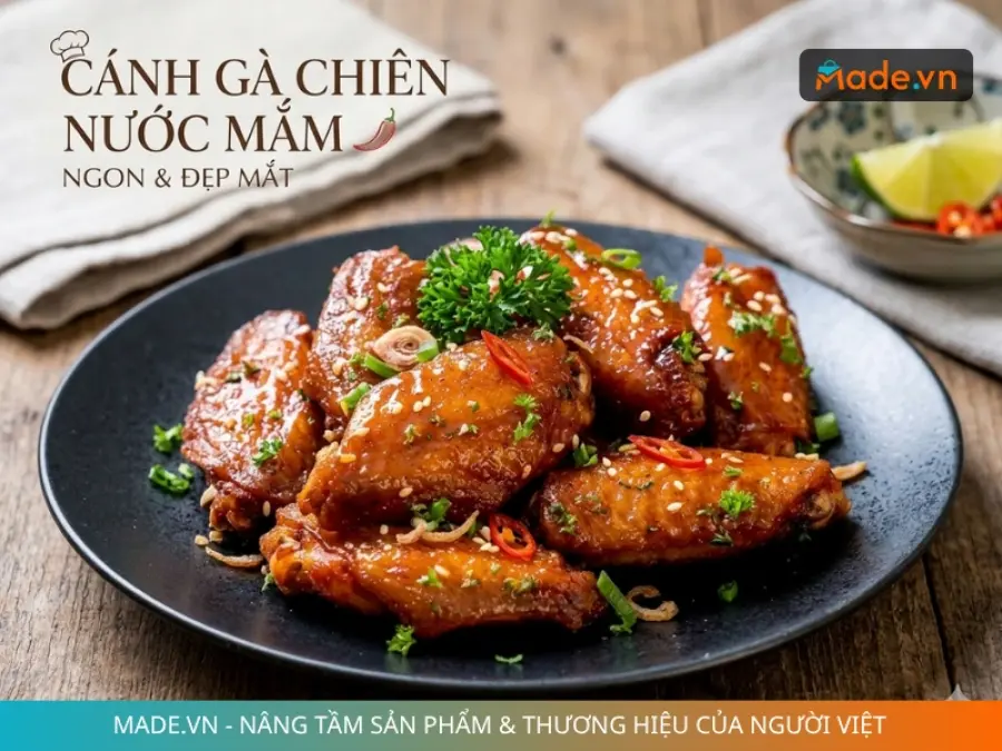 Cách làm cánh gà chiên nước mắm giòn rụm, sốt sệt keo đưa cơm