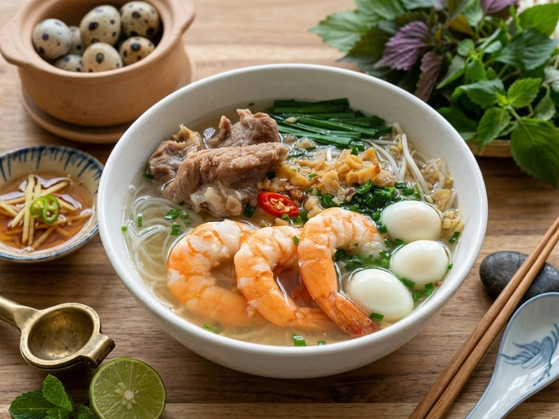 Hủ tiếu rất giàu năng lượng và dinh dưỡng, hợp làm món ăn sáng hàng ngày