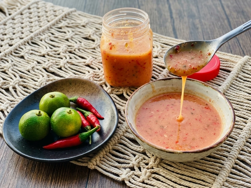 Muối ớt đỏ chấm hải sản