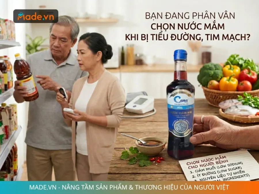 Người bị tiểu đường, tim mạch nên chọn nước mắm như thế nào?