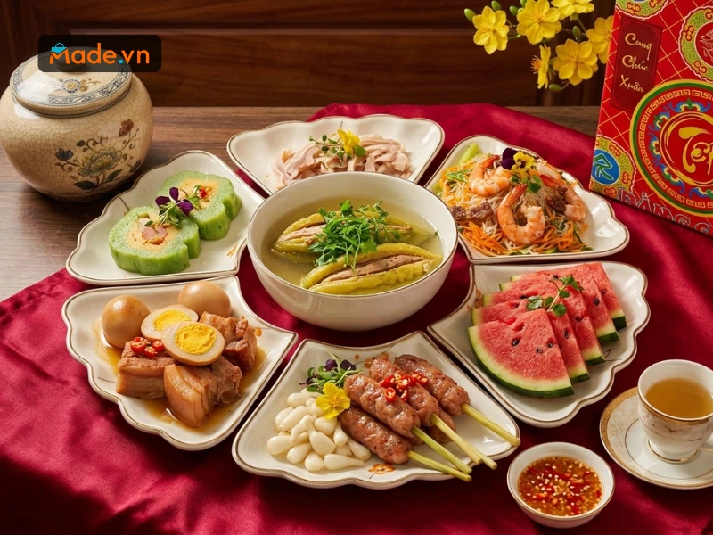 Những món ăn đặc trưng trong mâm cơm Tết của người miền Nam
