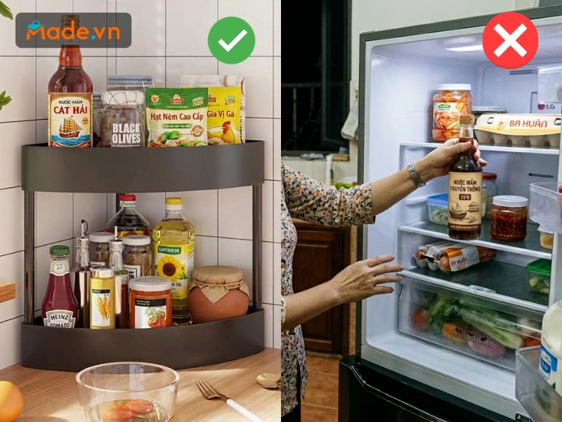 Tủ lạnh chỉ dùng bảo quản thực phẩm hoặc mắm pha sẵn, không dùng để bảo quản nước mắm cốt truyền thống