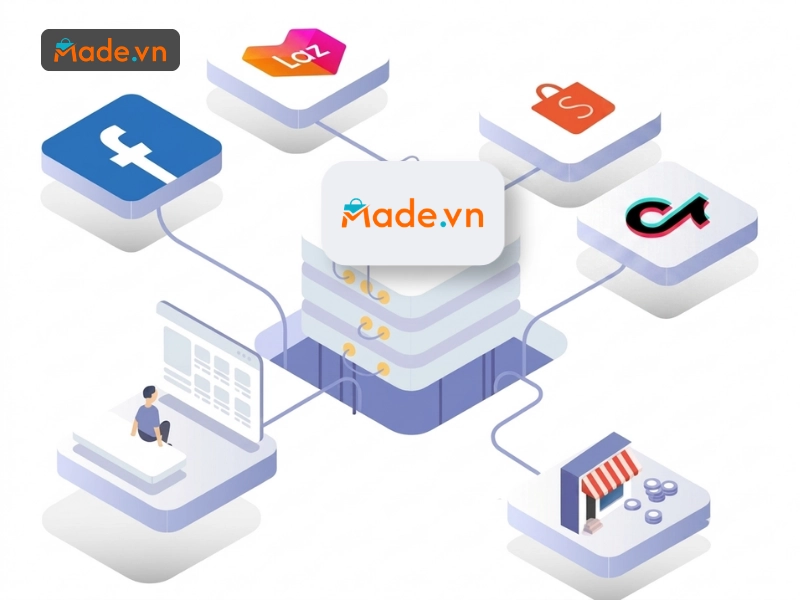 Với các chủ shop vốn nhỏ, có thể lựa chọn nền tảng bán lẻ đa kênh toàn diện Made.vn để quản lý bán hàng