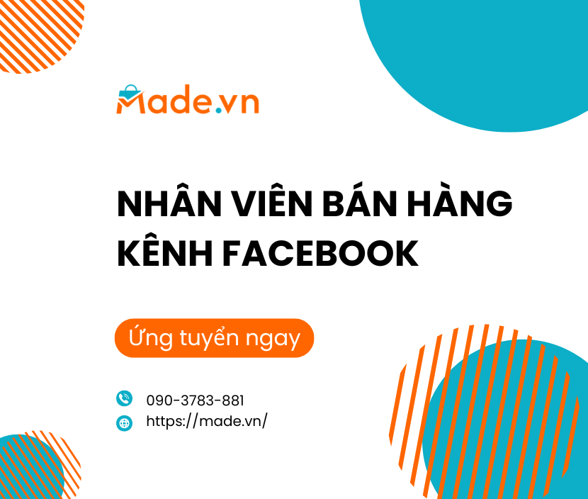 Tuyển dụng Nhân viên bán hàng Kênh Facebook