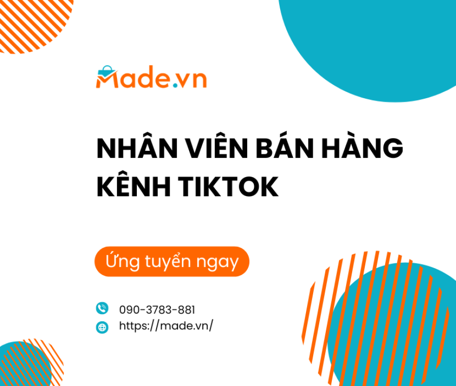 Tuyển dụng Nhân viên bán hàng kênh Tiktok