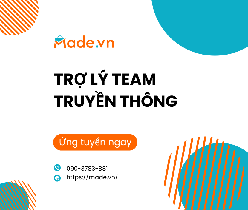 Tuyển dụng Trợ lý phụ trách team Truyền thông